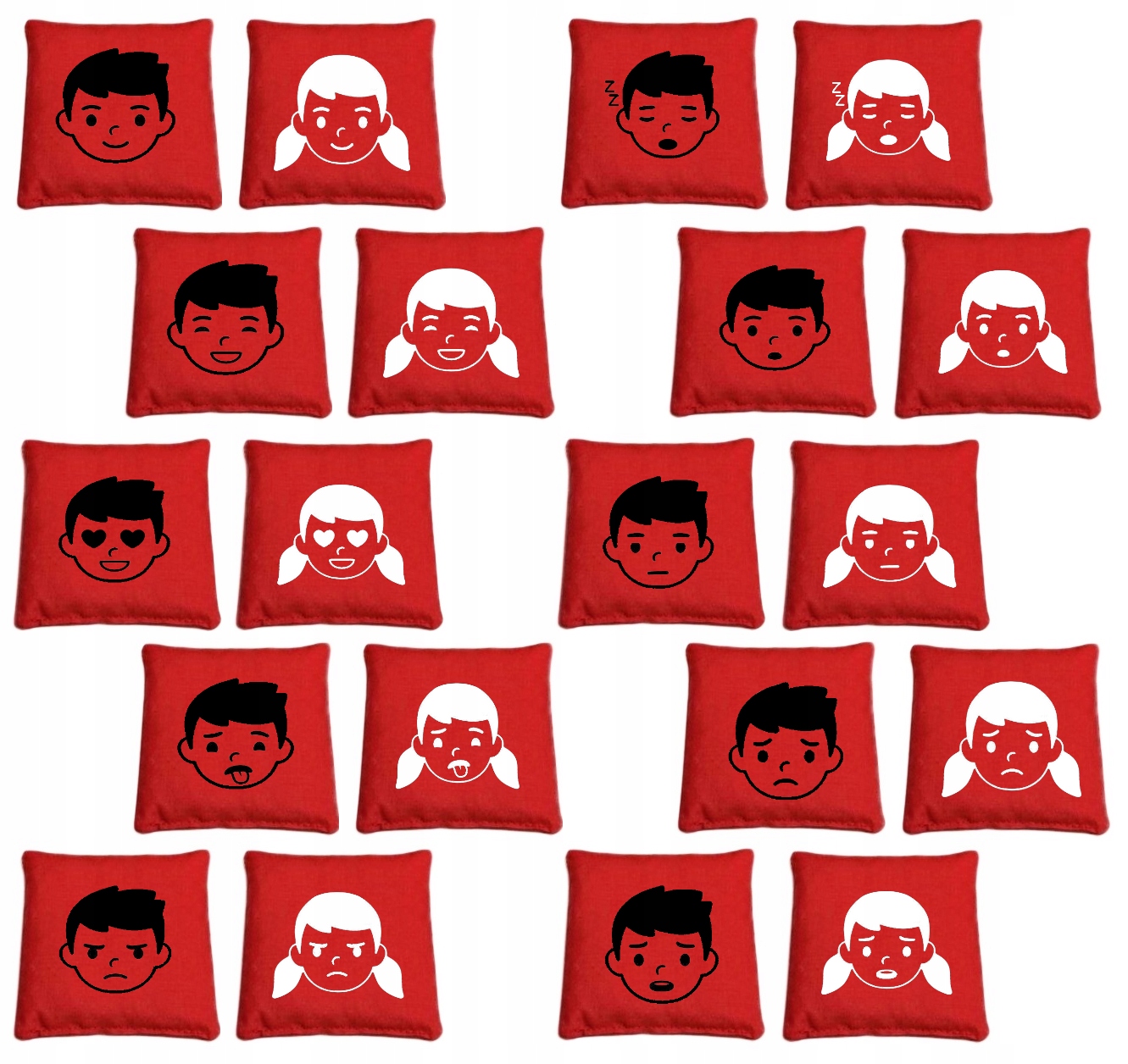 Paměťová Hra Emoce Senzorické sáčky