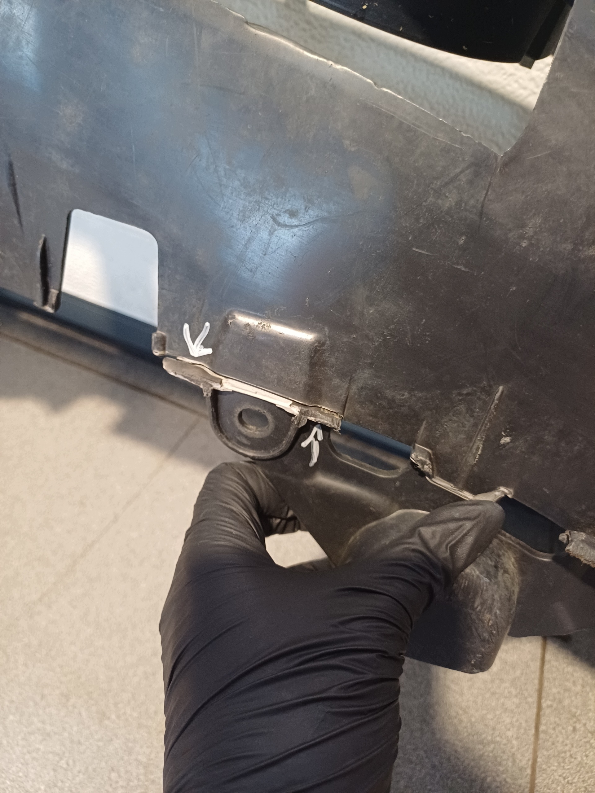 SPOILER of a bumper front front SKODA YETI 5L0807061