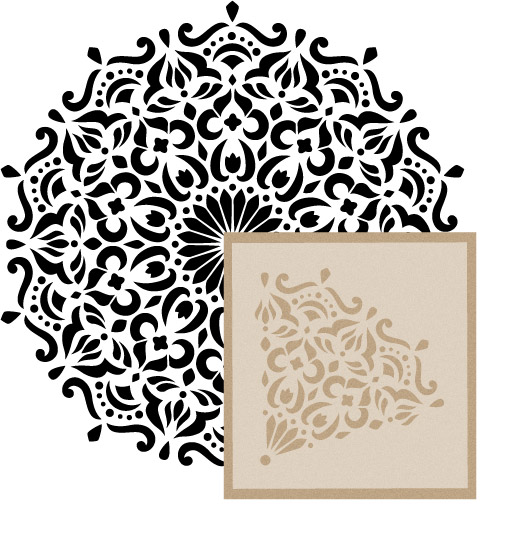 

Szablon Malarski Mandala 5 XL| 55 cm x 62 cm