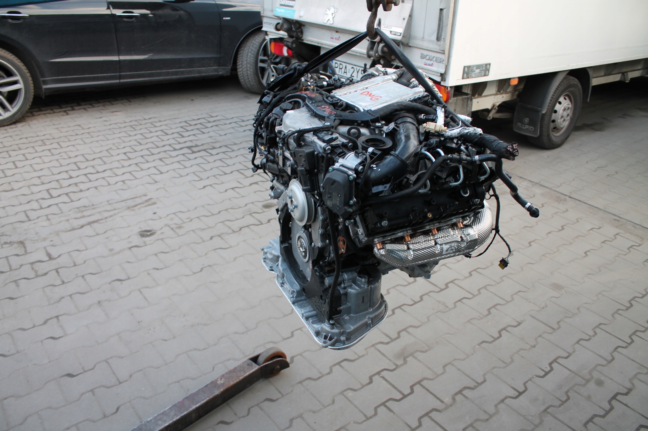 engine complete AUDI 3,0 TDI DMG 4 TYSKM as new