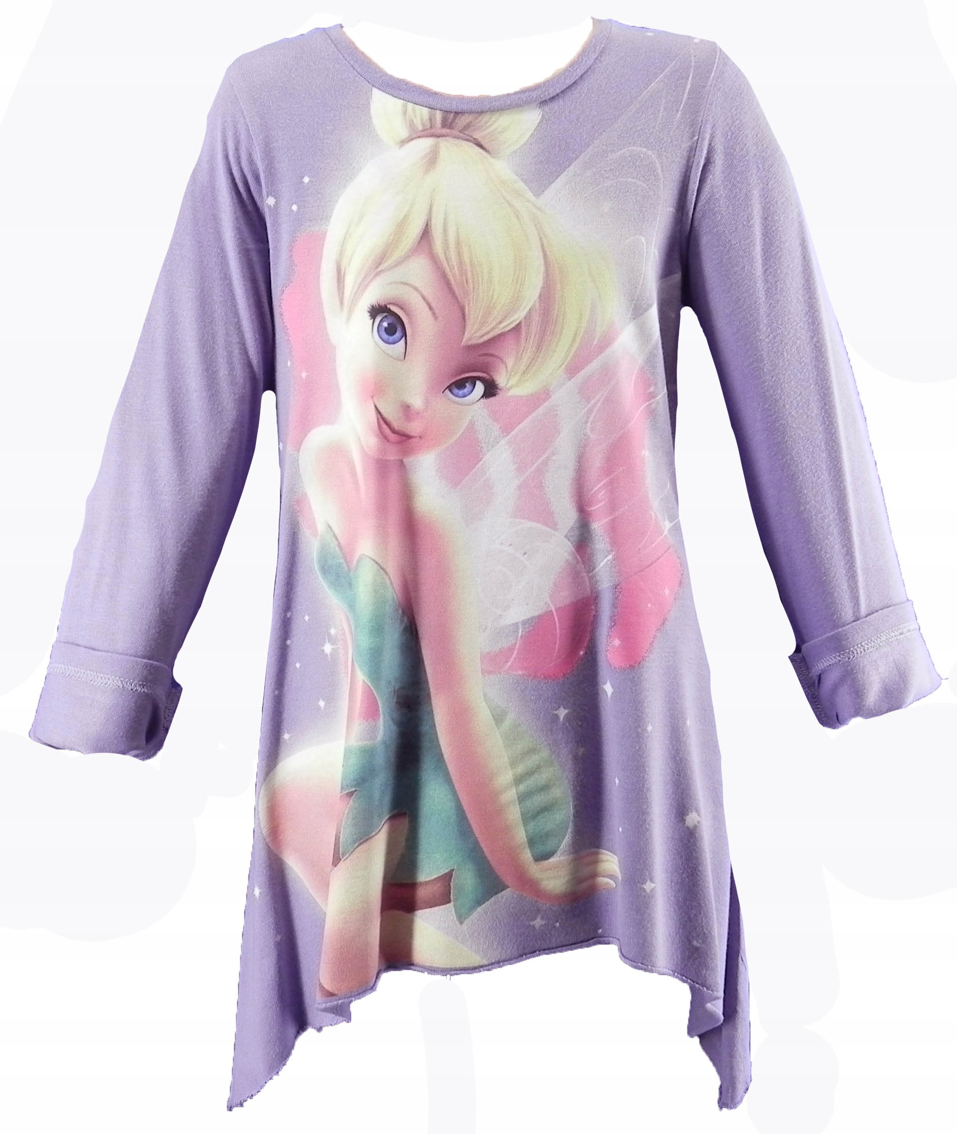 DZWONECZEK WRÓŻKI tunika bluzka DISNEY ORYG 98 104 Rękaw długi rękaw