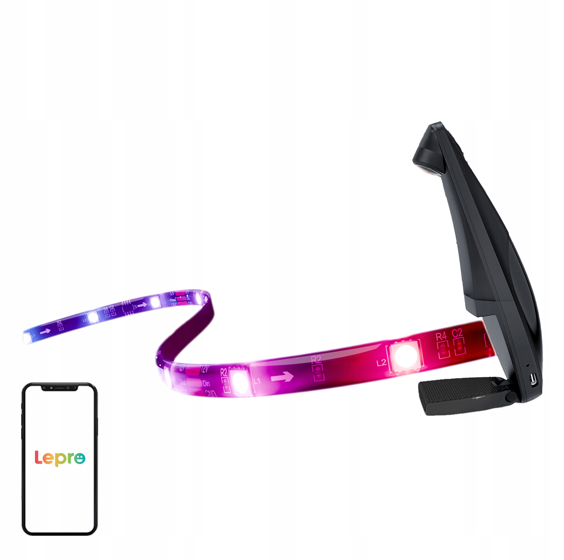 Lepro STV1 Inteligentní Led pásek Tv 3.6 m Podsvícení obrazovky WiFi Rgb