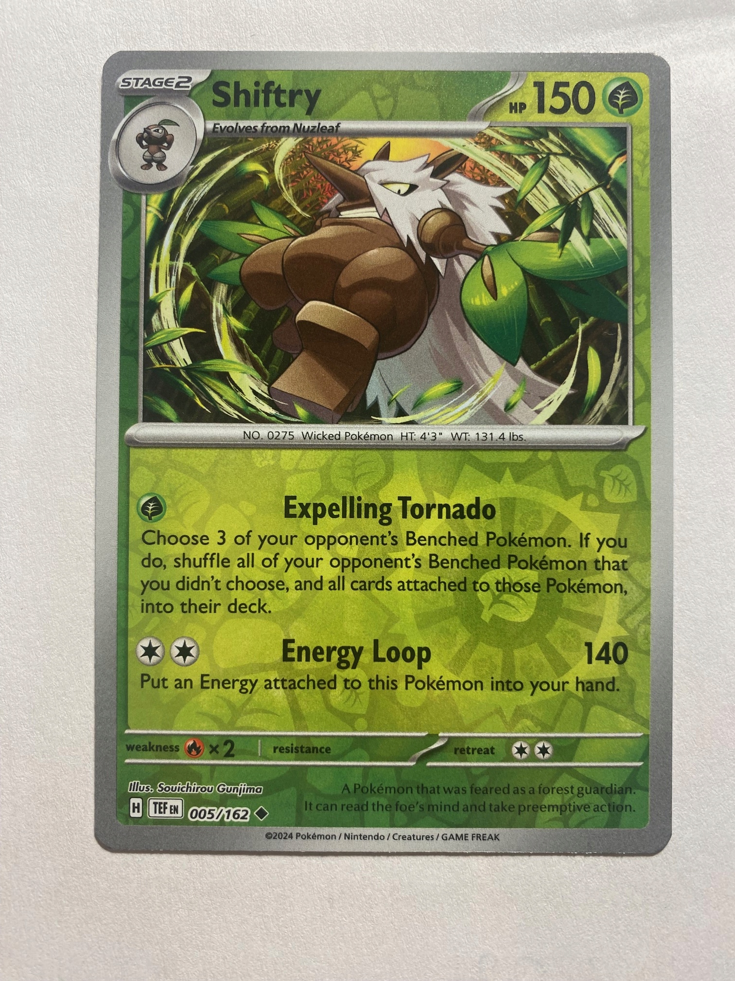 Temporal Forces Reverse 005/162 Shiftry