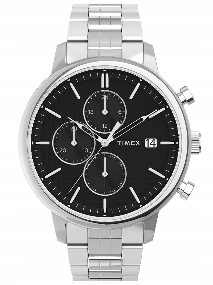 Pánské Hodinky Timex TW2V01600 Stříbrný Náramek 50M Dárek Pro Kluka