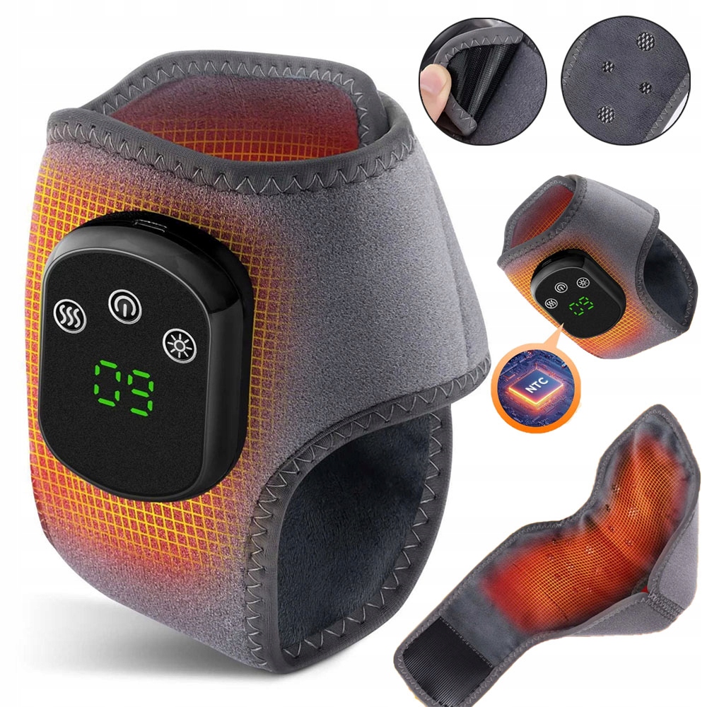 Masażer Do Stóp Podgrzewany Wielofunkcyjny Z 3 Trybami Masażu Timerem 30min