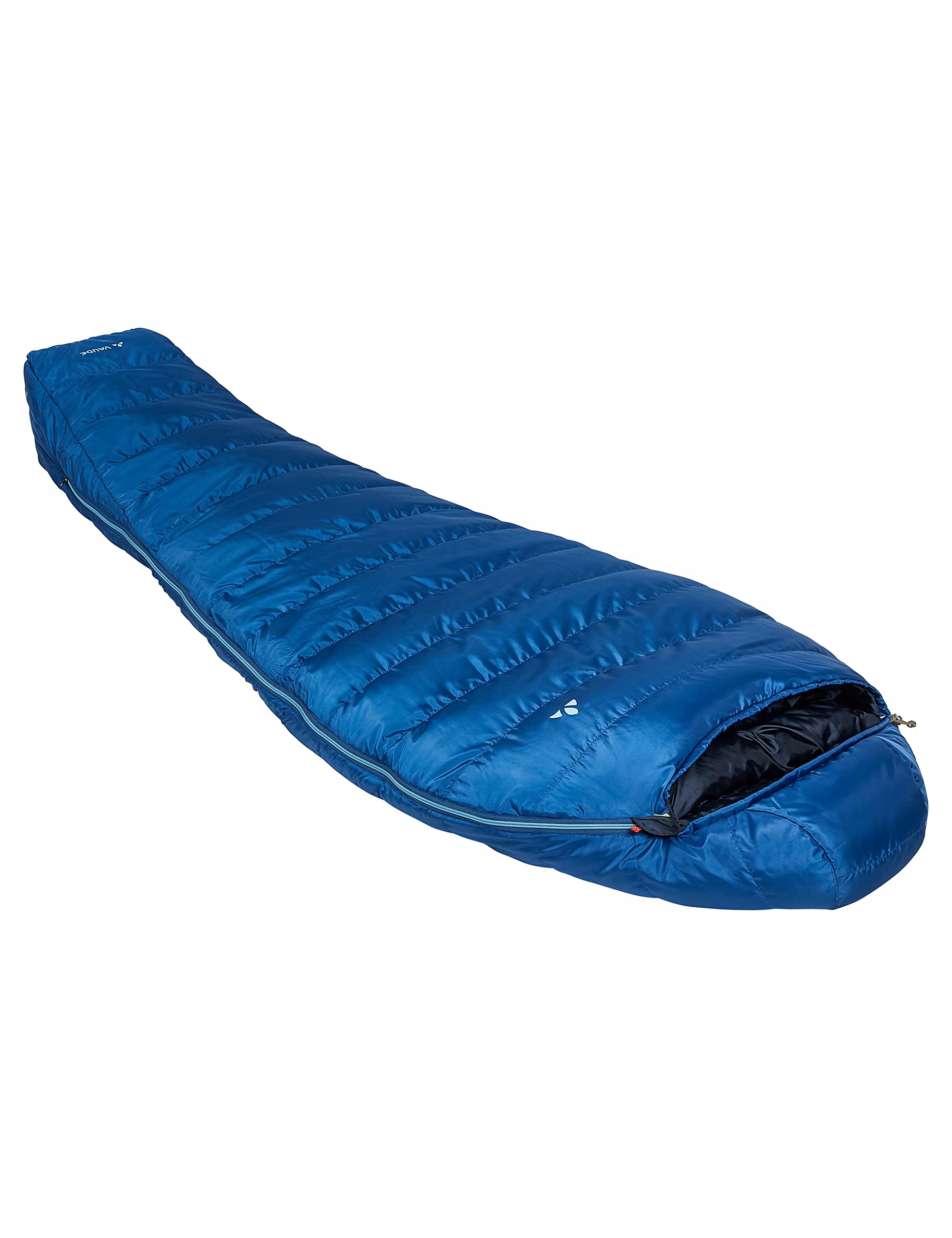 Trekingový péřový spací pytel Hochgrat 700 Dwn ultramarine levý Vaude