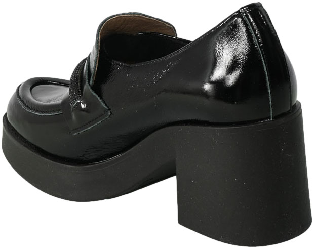 Półbuty Lemar 20157 Naplak Czarny Skórzane Rozmiar 36