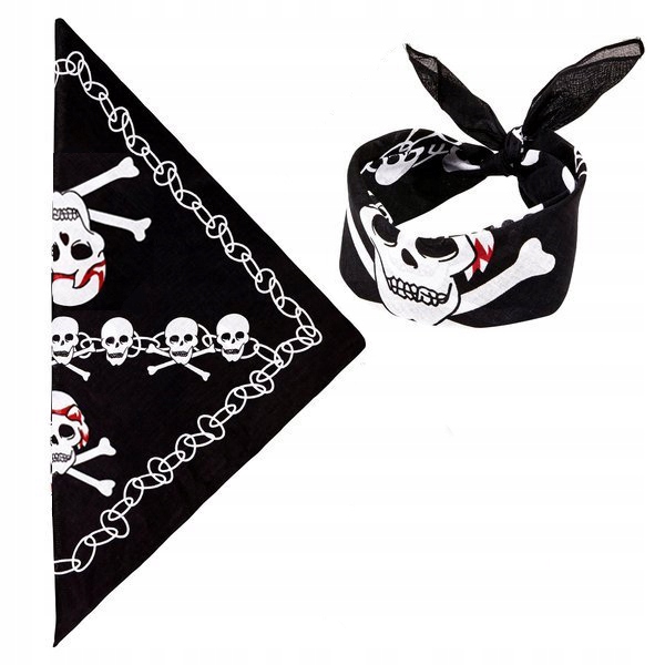 BANDANA PIRACKA CHUSTA KORSARZ CZASZKI PIRAT Marka Widmann