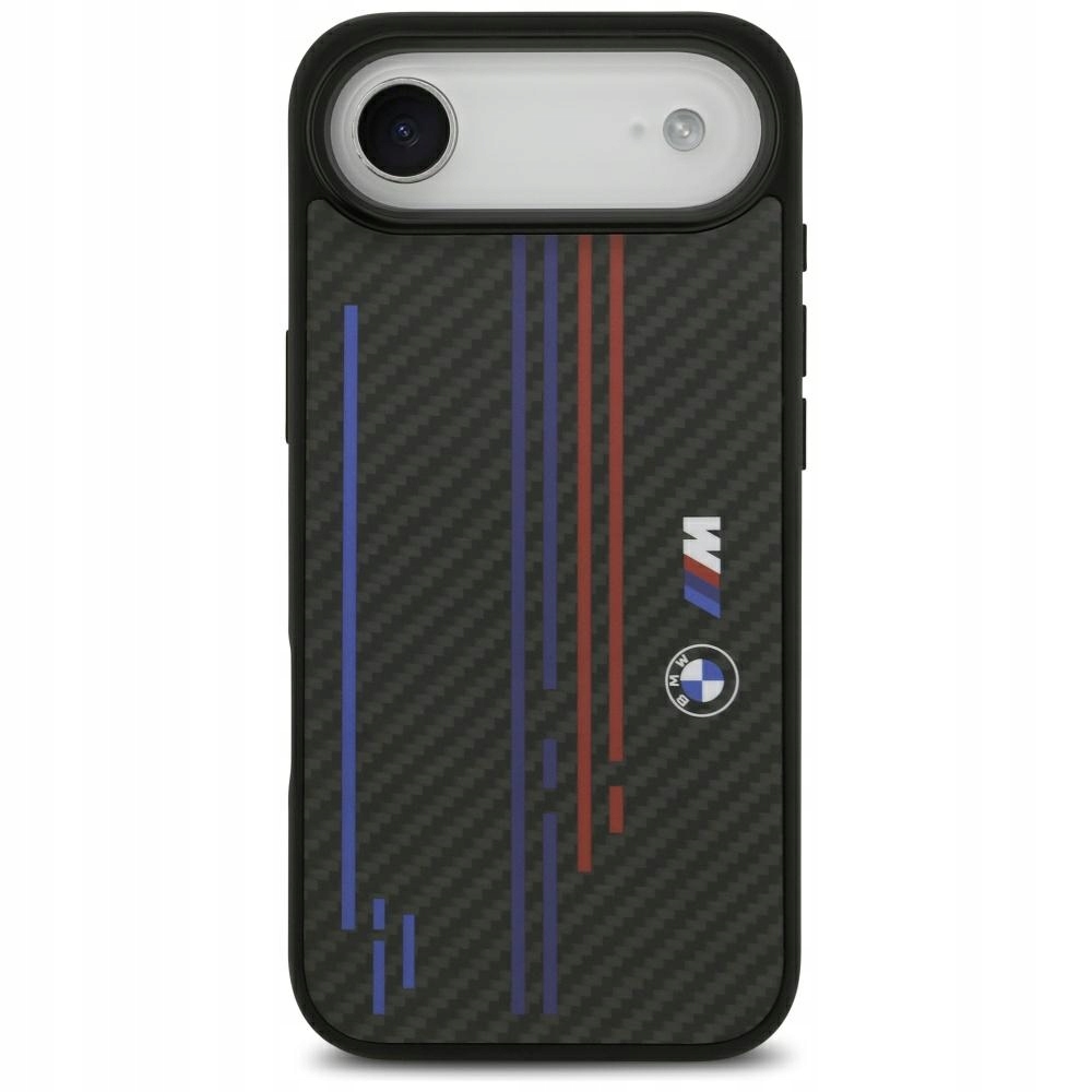 Etui Bmw M Kevlar Lines Logo MagSafe na iPhone Air czarne Bmw