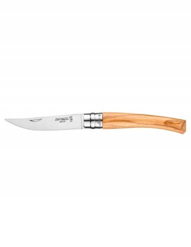 Zavírací Nůž Opinel Slim Olive Mirror Blade č. 08 (002563)