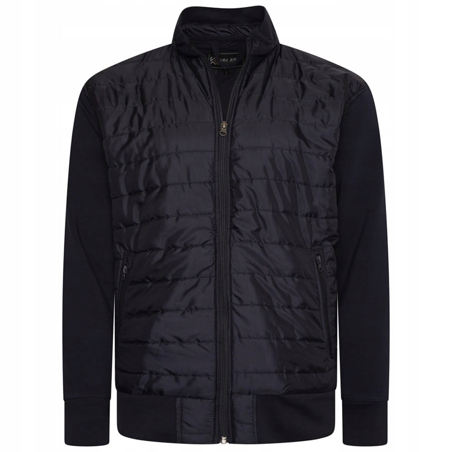 Velká pánská bunda se stojáčkem Tmavě modrá KV137 Kam