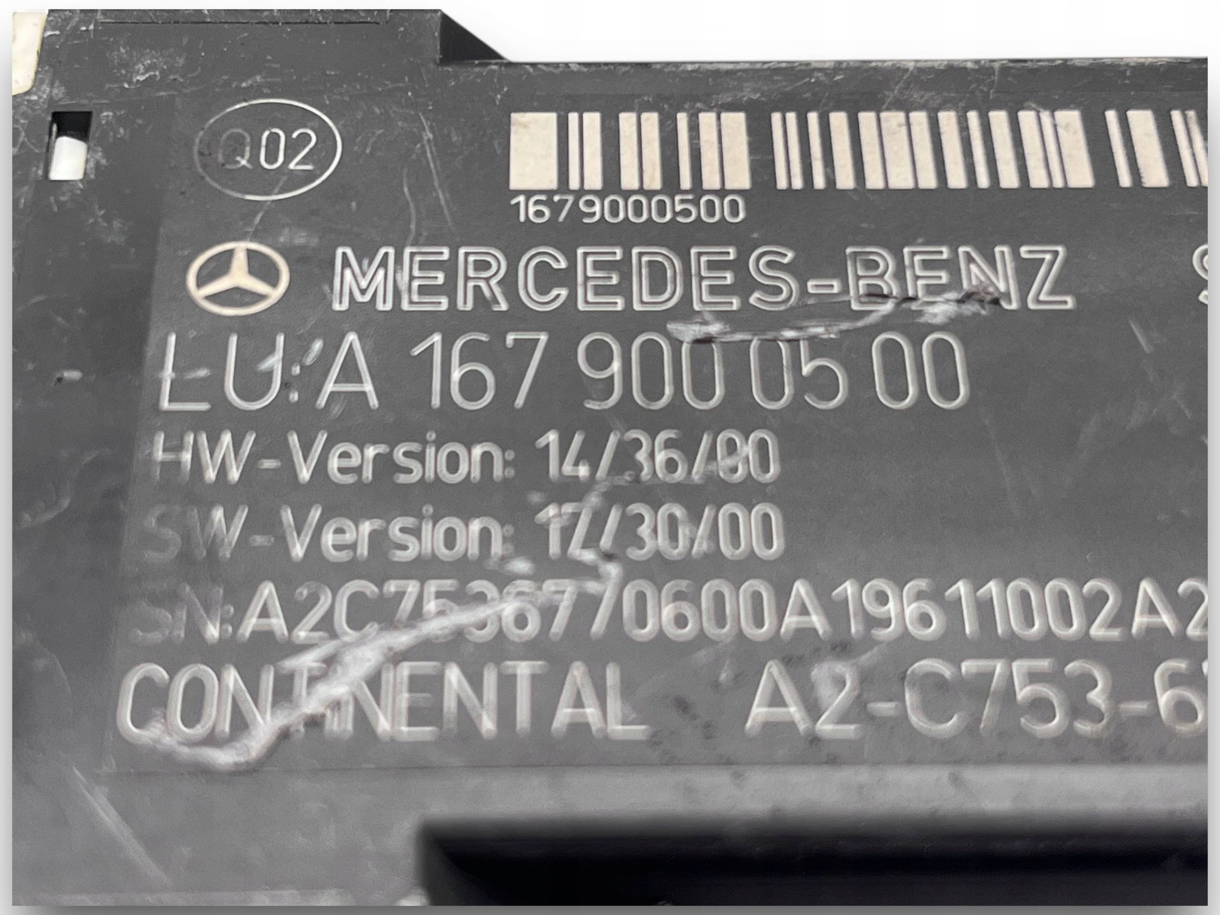 Module Siège MERCEDES W167 A1679000500 $J