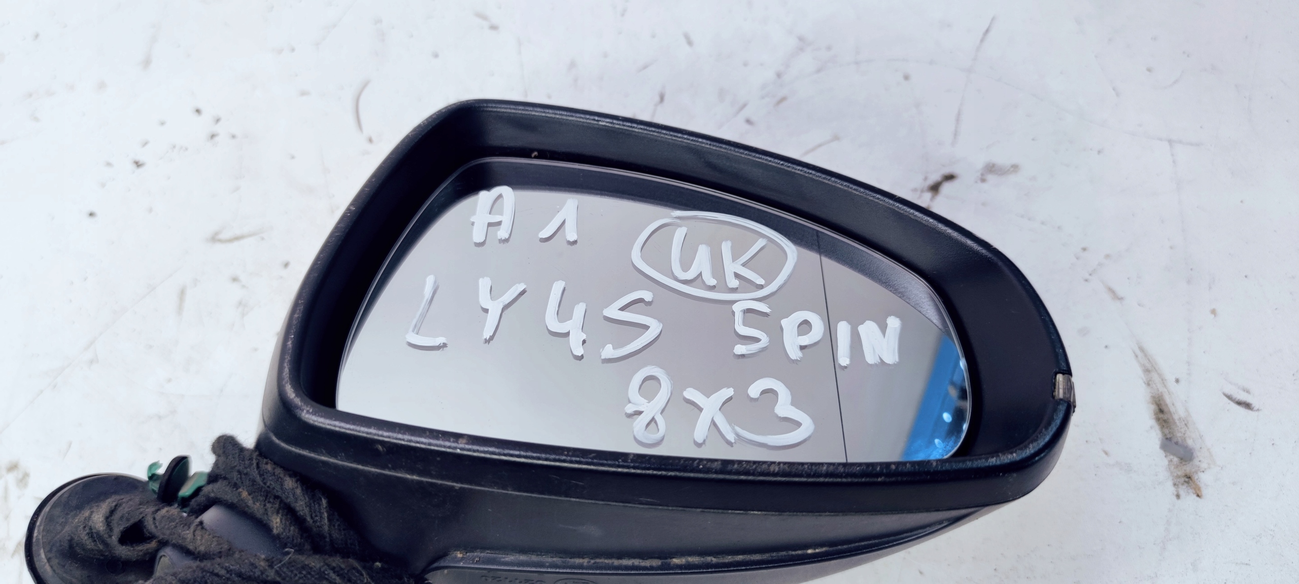 mirror exterior right AUDI A1 8X3 5 PIN LY4S