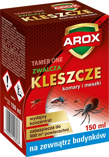 Arox Oprysk na Kleszcze komary meszki koncentrat Exit100 150ml na zewnątrz