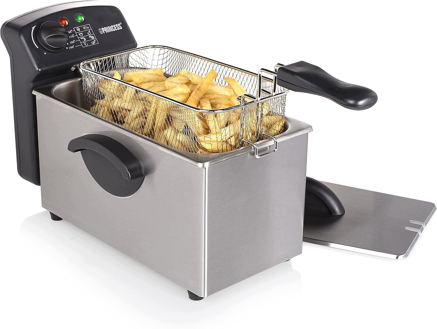 Olejová Fritéza 3L 2000W Cool Zone Nerezová Ocel Vyjímatelný Koš