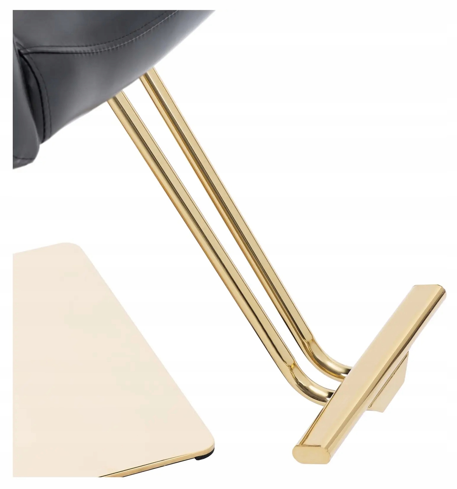 Fotel fryzjerski z podnóżkiem obrotowy 48-63 cm Physa PENRYN BLACK 10040762