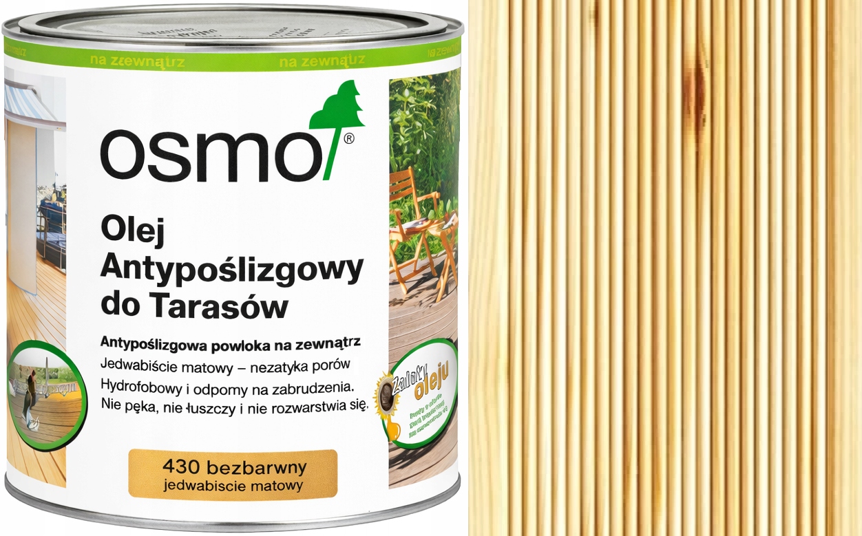 Osmo 430 Protiskluzový bezbarvý terasový olej 0,75L protiskluzový R9/10