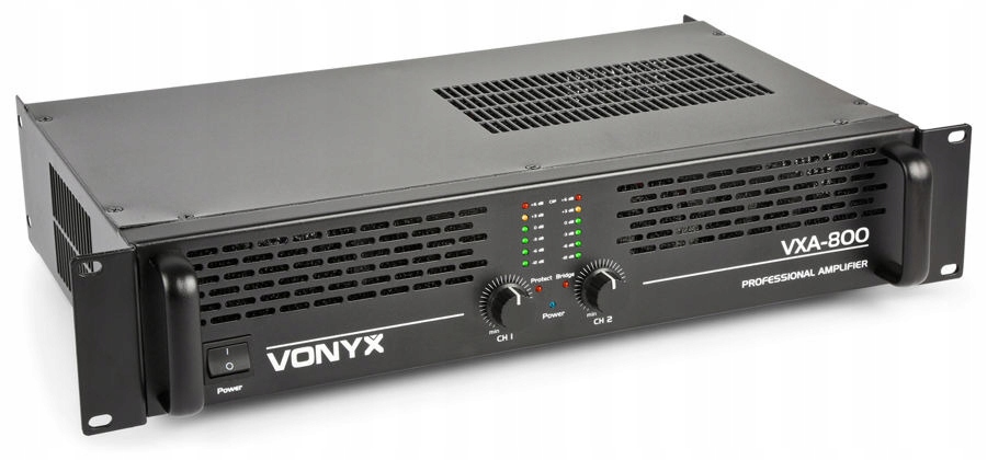 

Wzmacniacz estradowy 2x400W Brigde Rack19'' Vonyx