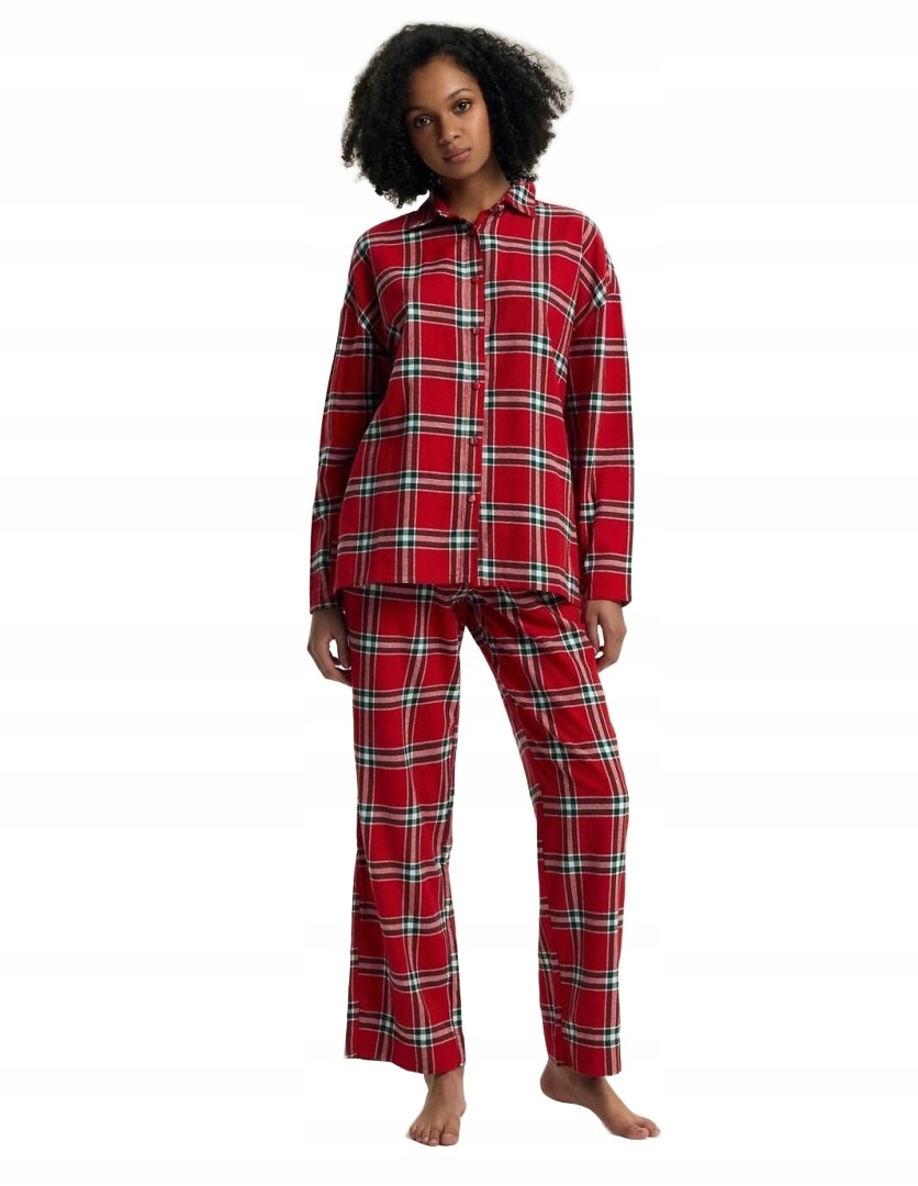 Dámské pyžamo print Henderson Ladies 43716 Dalisa dl/r 3XL red mda