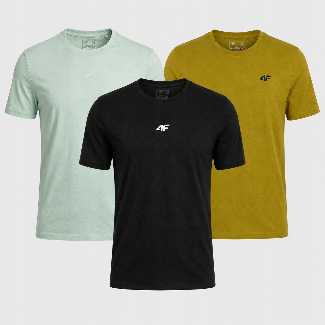 Komplet Pánských Triček 4F Sada Triček 3PACK 3XL