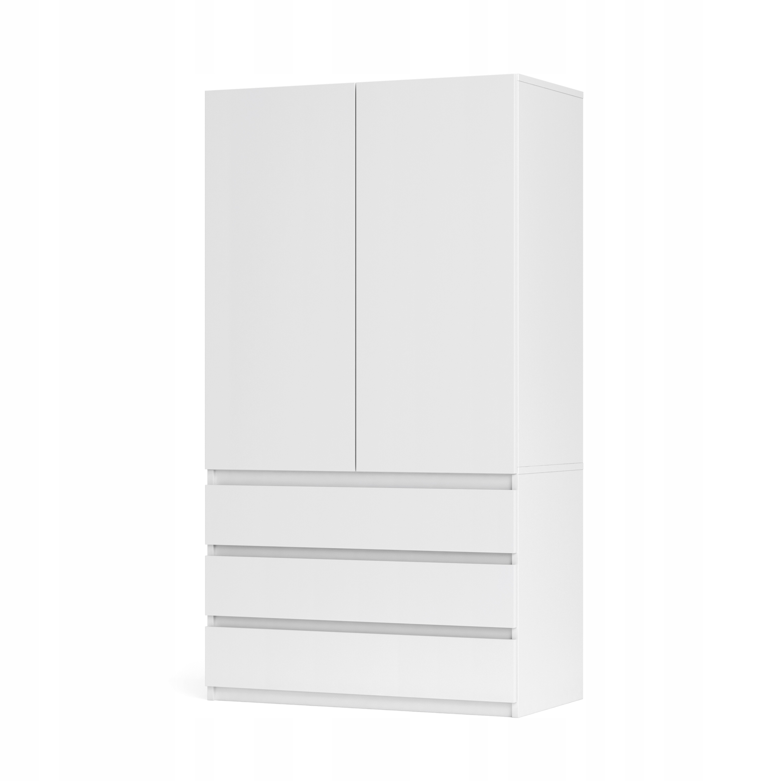 ШКАФ ГАРДЕРОБ ПЕРУ 90 БЕЛАЯ 3 ЯЩИКА D90