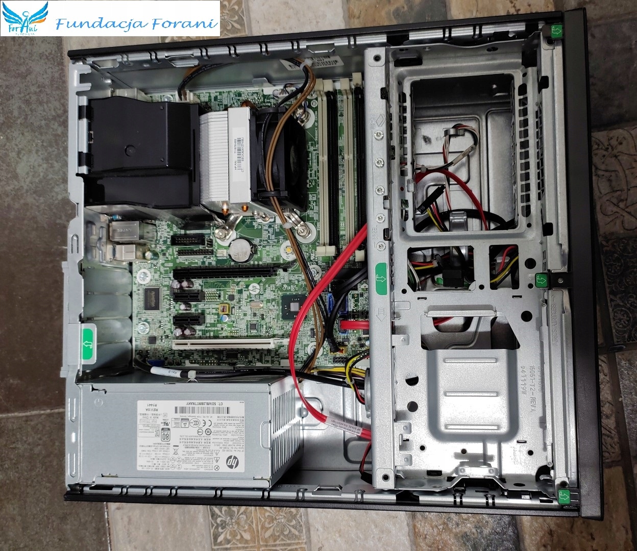 HP EliteDesk 800 G1 SFF 3,2GHz i5-4570 0GB USZKODZONY