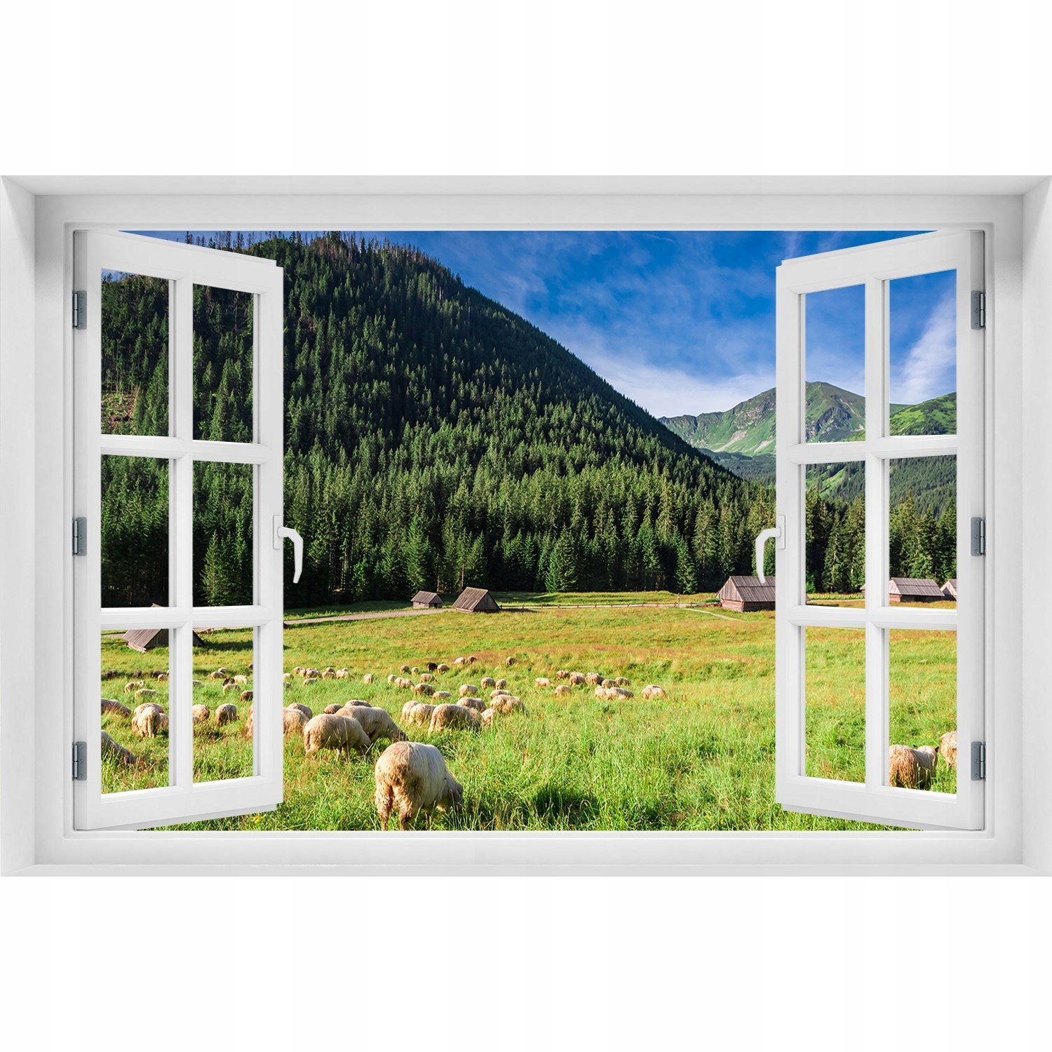 

Fototapeta Naklejka ścienna Owce w Tatrach 120x80
