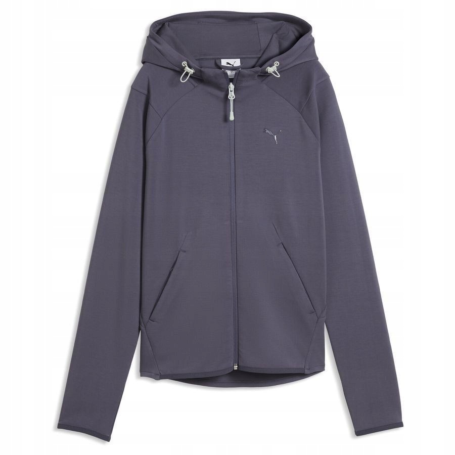 Mikina Puma Tech 694039-35 fialová s kapucí XL