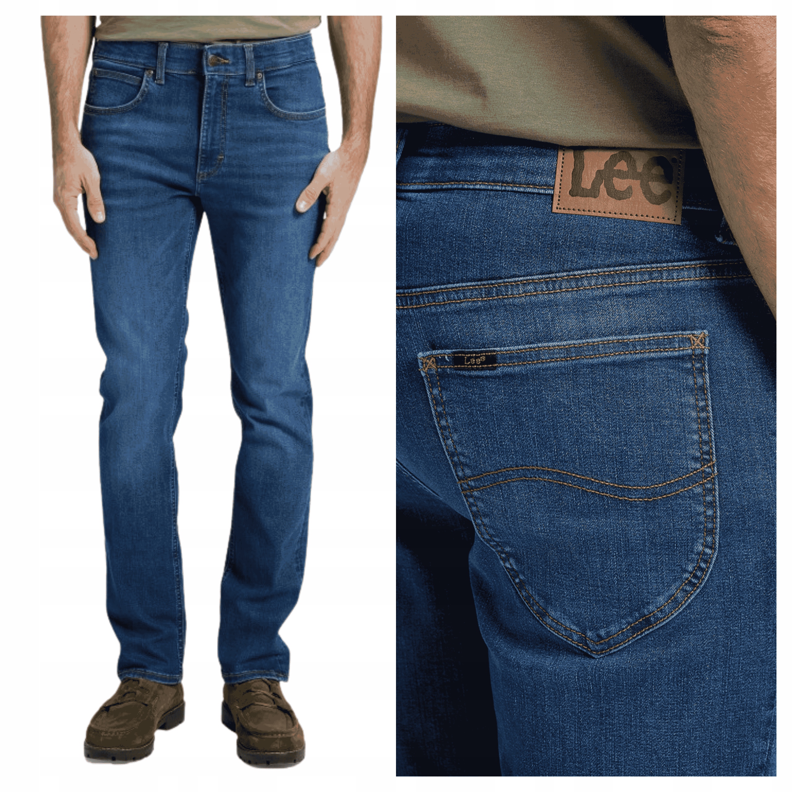 Lee Daren pánské džíny Blue Fuse Straight Fit modré W34 L32