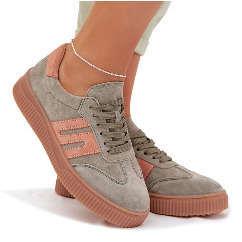 Dámské Tenisky Z Přírodního Semiše, Pohodlné, Módní, Zelené 37