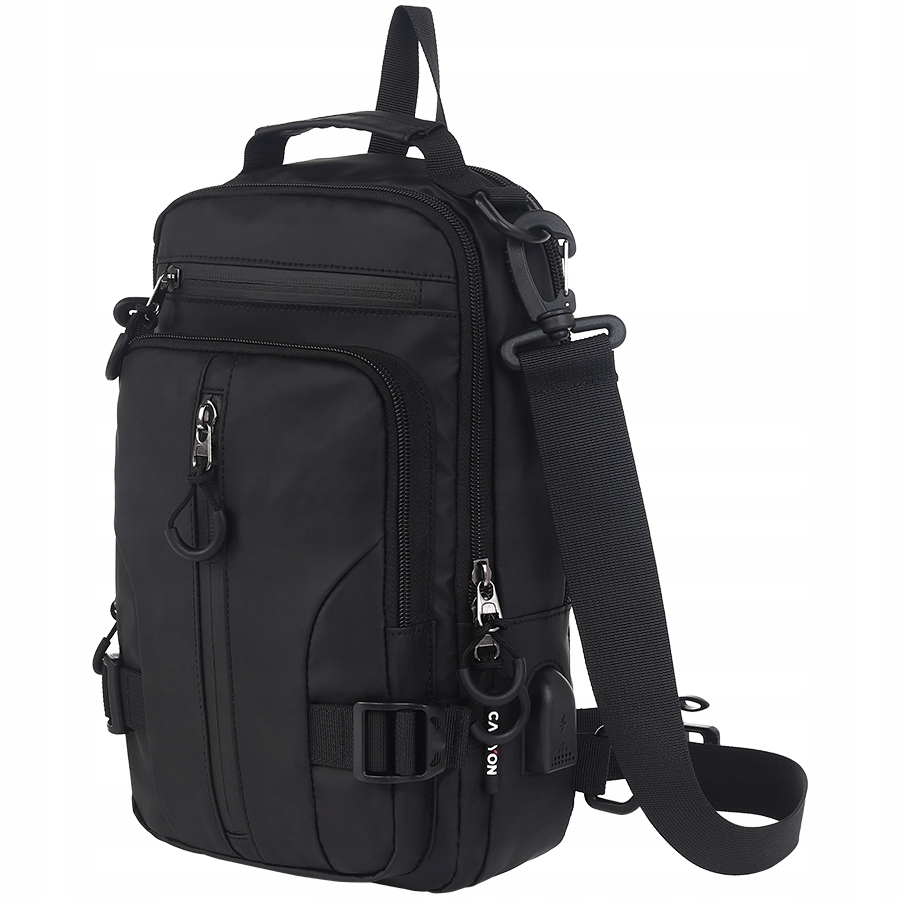 CANYON Torba CB-1 Transformatorowa z USB-A Czarna — 11