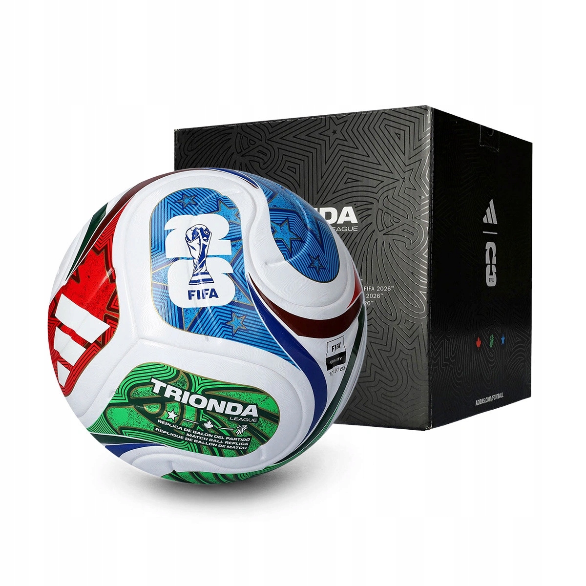 Oryginalna Piłka Nożna Adidas Trionda W Pudełku