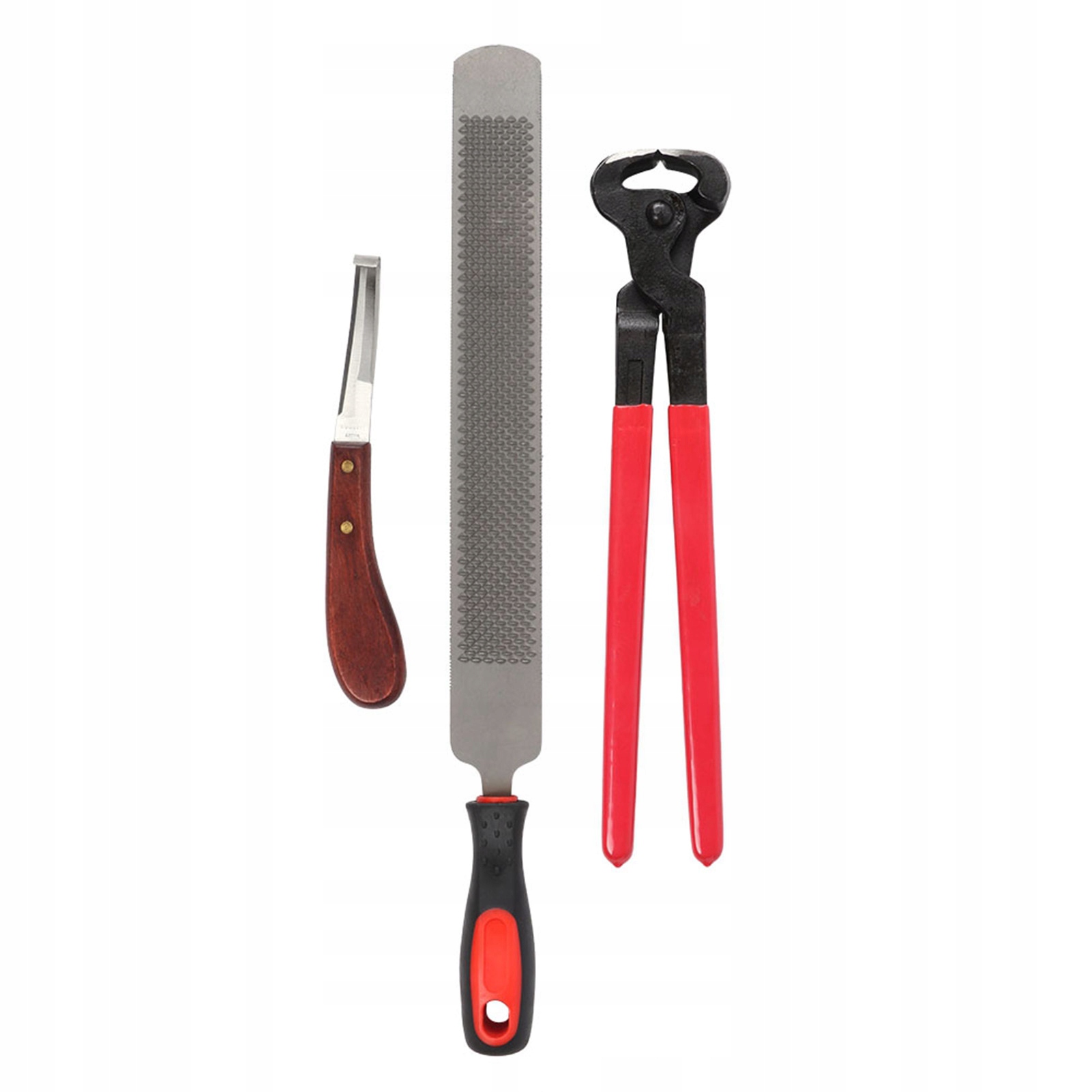 Zestaw Do Korekcji Kopyt Racic Dla Koni Konia Cęgi 35CM Nóż