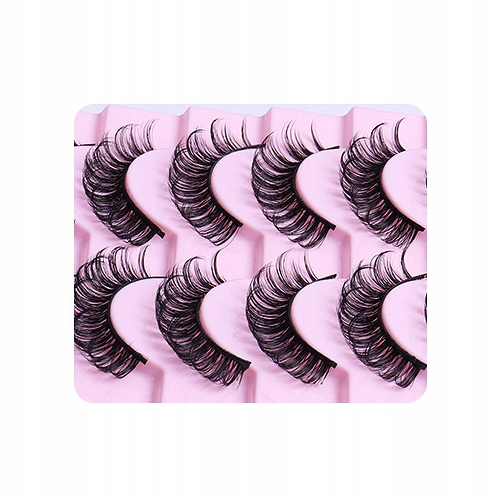 Sztuczne Rzęsy Syntetyczne Makijaż Gęste Na 10 Par Marka inna marka