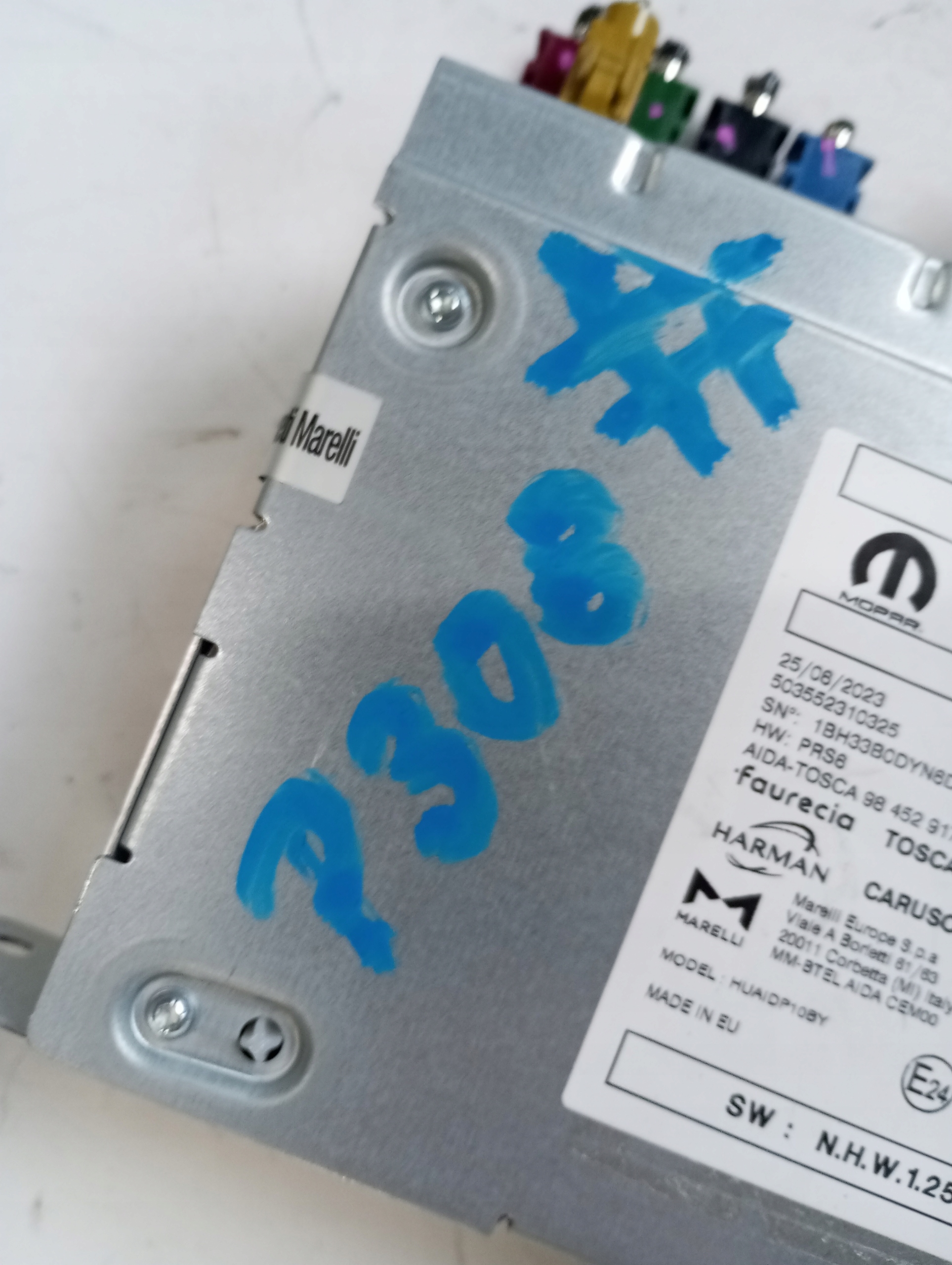 module RADIA navigation devices PEUGEOT 308 T10 9862090280