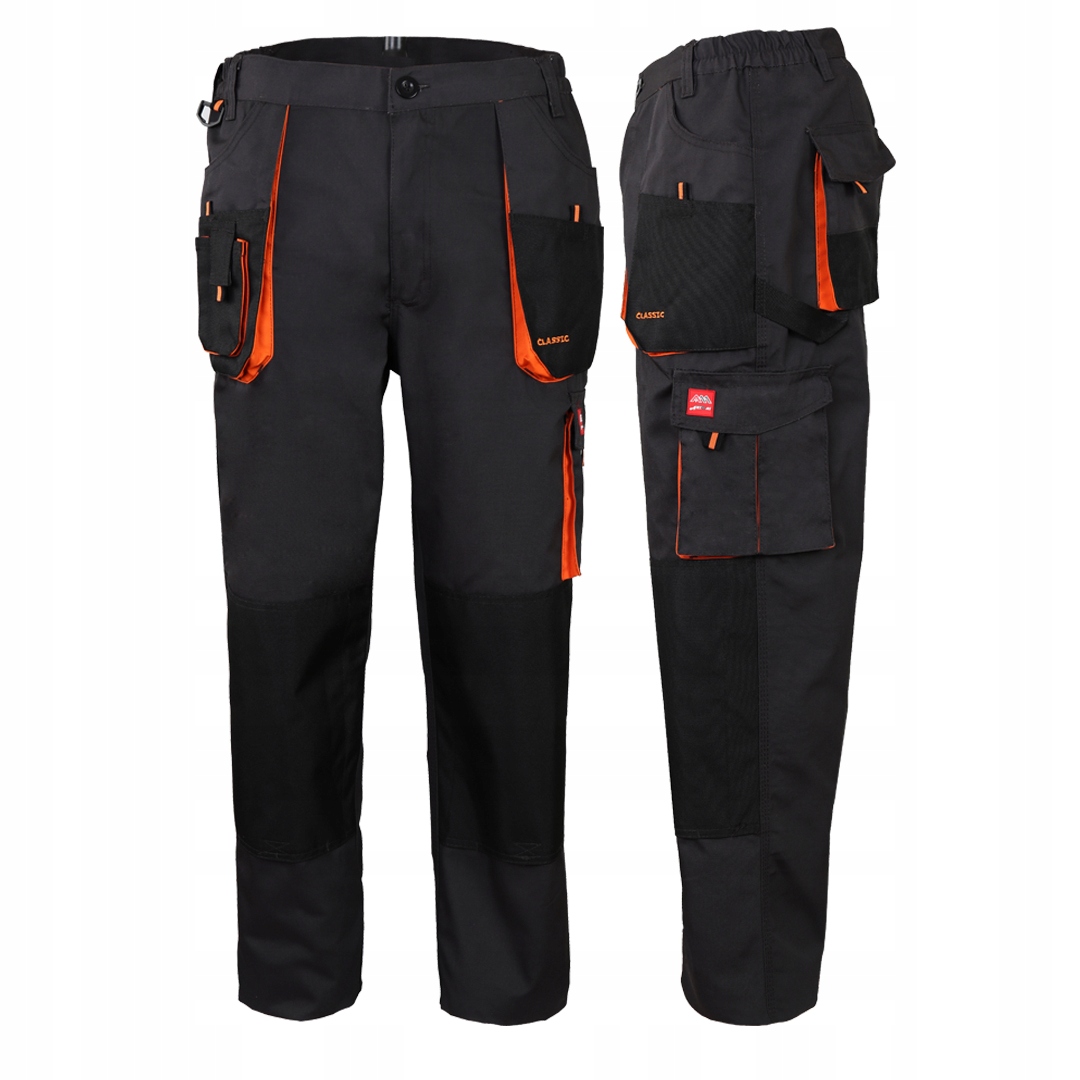 

Spodnie do pasa Robocze potrójne szwy Bhp 46