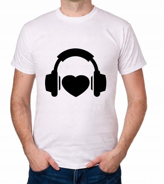 

koszulka I Love Music prezent