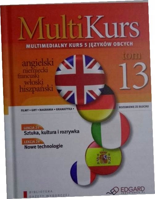 Multikurs multimedialny kurs 5 języków obcych tom