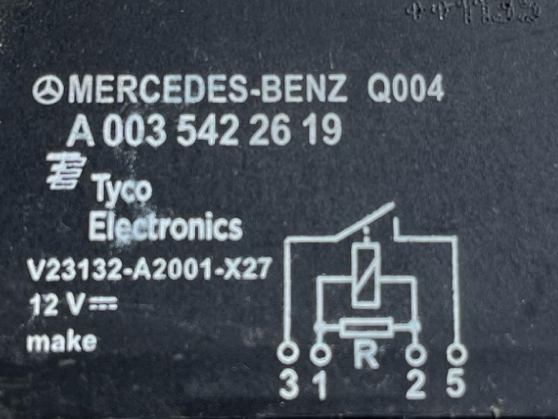 modulo per batteria Mercedes-Benz A W169 facelift 2011 A0035422619
