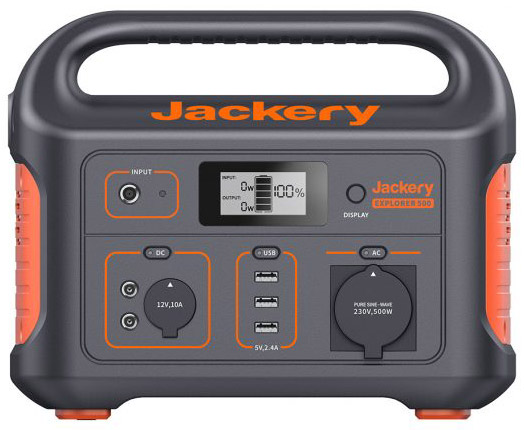 STACJA ZASILANIA POWERBANK JACKERY EXPLORER 500EU + ŁADOWARKA DO AUTA LEKKA Marka Jackery