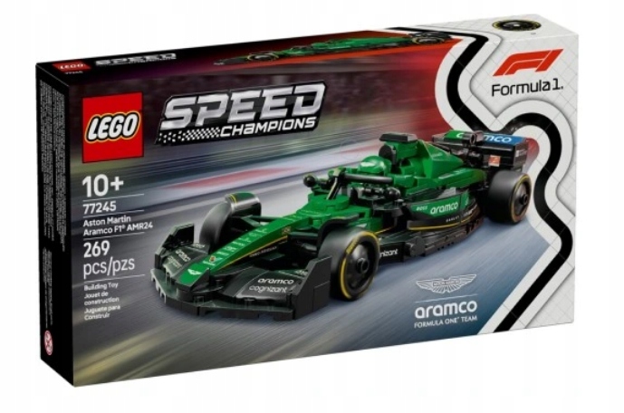 Lego 77245 Speed Champions Vozidlo F1 Formule Martin Aramco AMR24