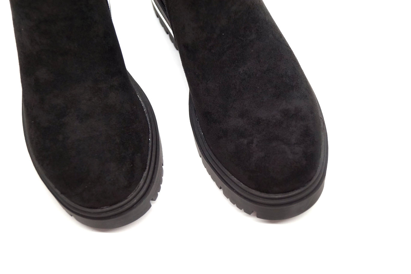 BOTKI DAMSKIE ZAMSZ OCIEPLONE TAŚMA CZARNE R39 Kod producenta SP250