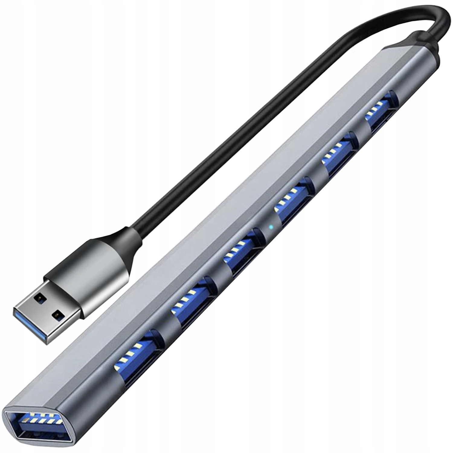 HUB USB- 1 port 3.2 6 portów 2.0 Izoxis 24374