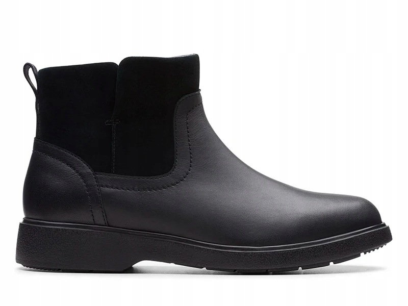 Clarks Dámské kotníkové boty Un Elda Lo velikost 40 černé kožené na zip