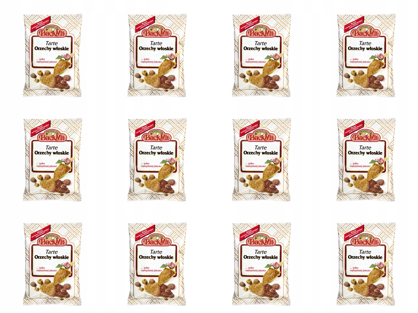 12x 200g Backmit Orzechy włoskie tarte Karton