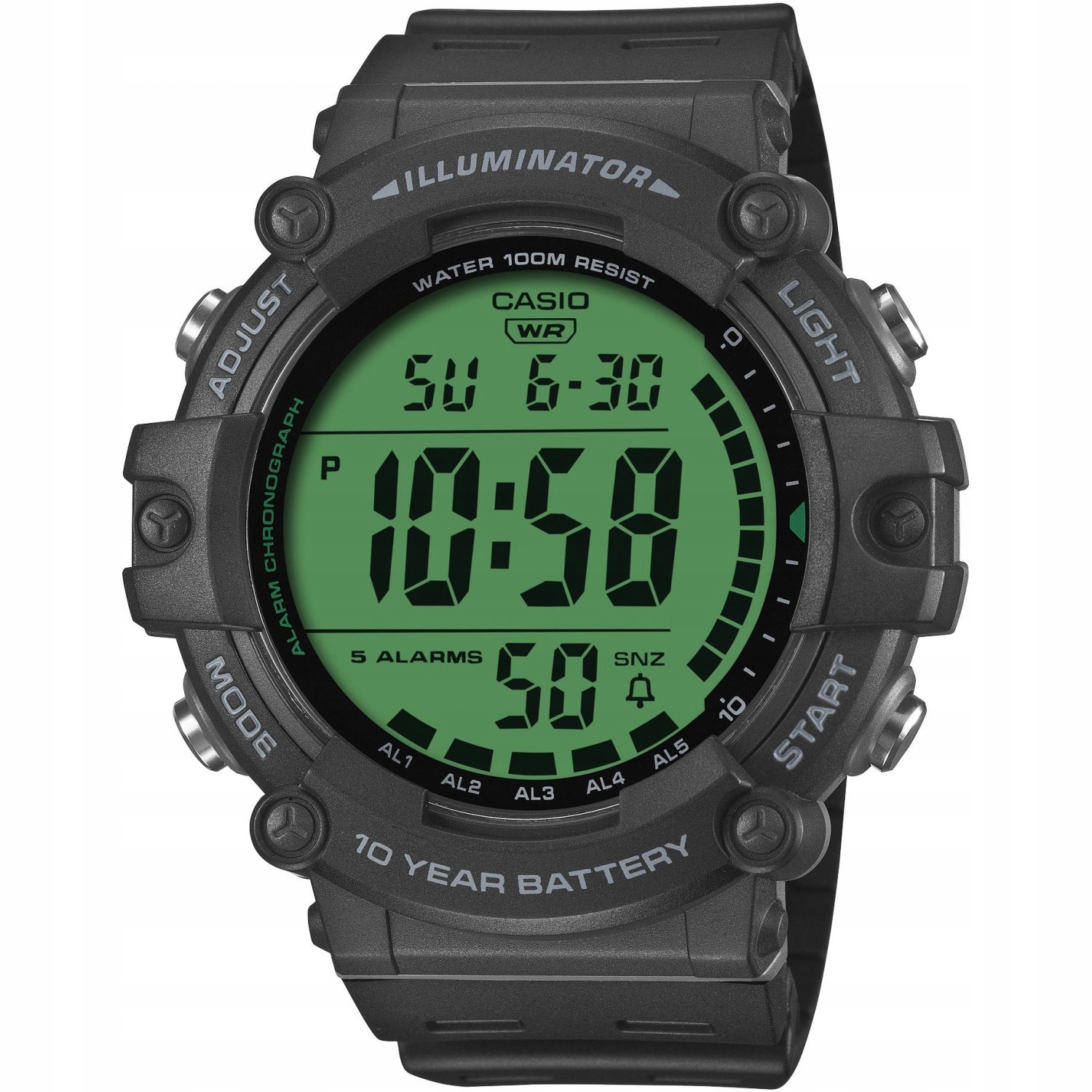 Pánské Hodinky Casio AE-1500WHC-1AVEF s černým řemínkem