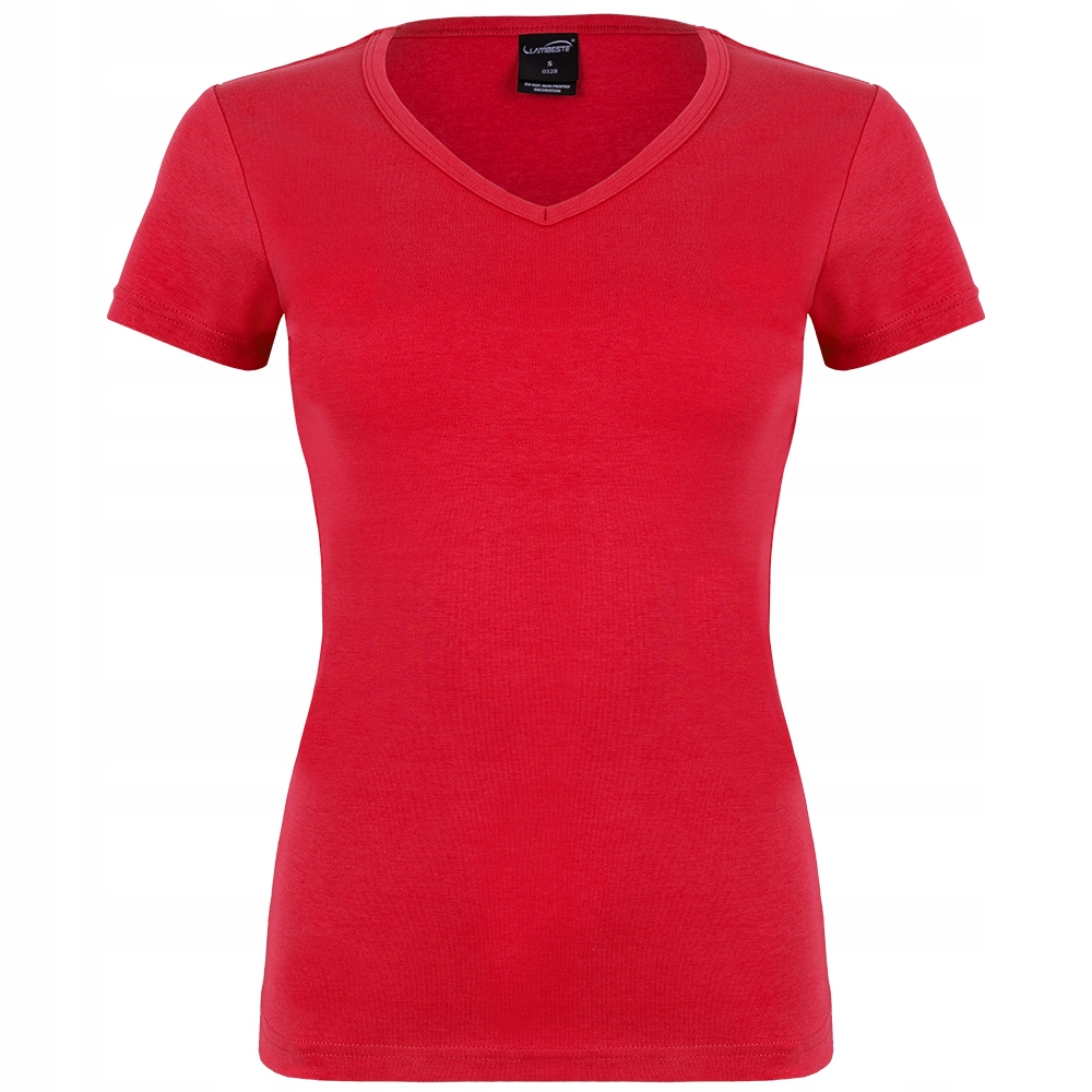 KOSZULKA BLUZKA DAMSKA SPORTOWA T-SHIRT KLASYCZNY KRÓTKI RĘKAW BAWEŁNA XXL Marka Lambeste