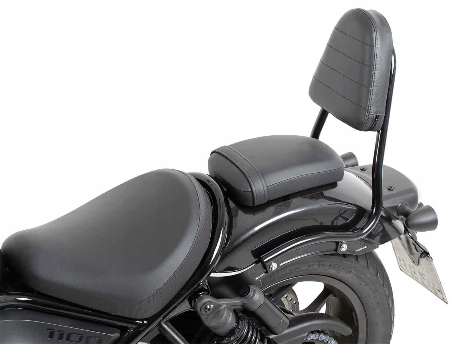 Sissybar bez zadného batožinového priestoru (typ rúrkový) čierny pre Honda CMX 1100 21-24