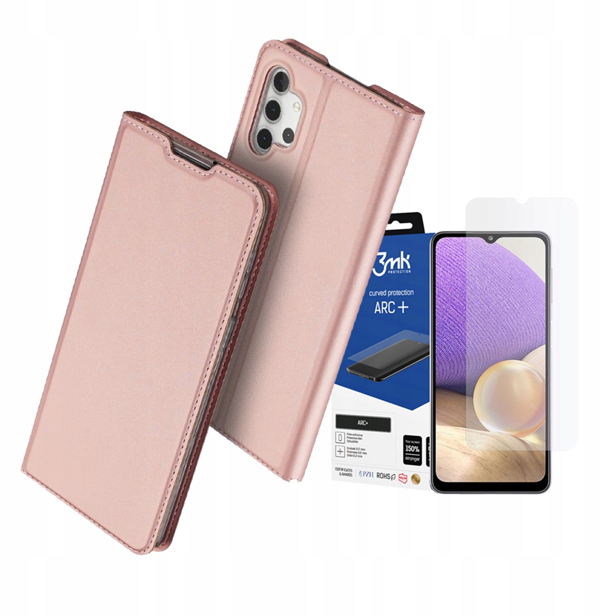 

Duxducis Etui Do Galaxy A32 5G + Folia 3MK Arc+