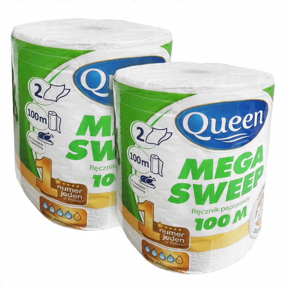 

Ręcznik Papierowy Queen Sweep Biały 200m